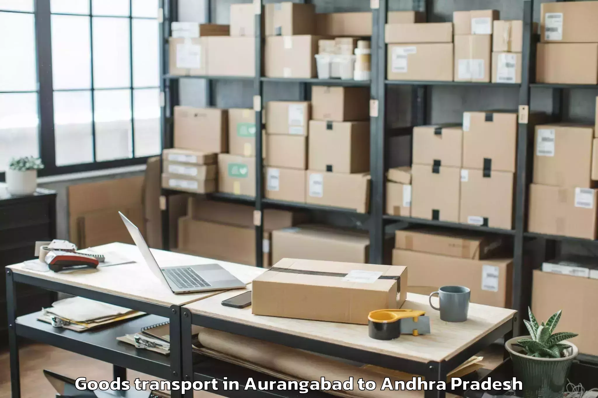 Affordable Aurangabad to Yerravaram Goods Transport